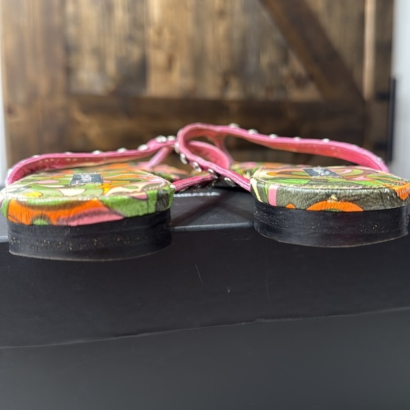 DOLCE & GABBANA Nappa Stampa Thong Sandals - Picture 2 of 15